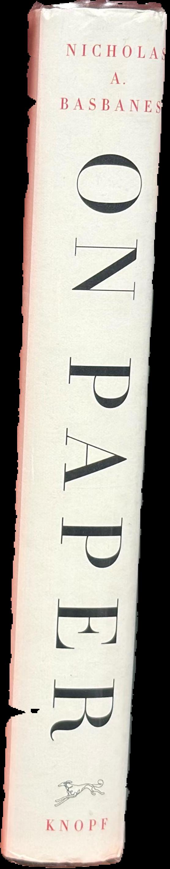 On paper : the everything of its two-thousand-year history live spine