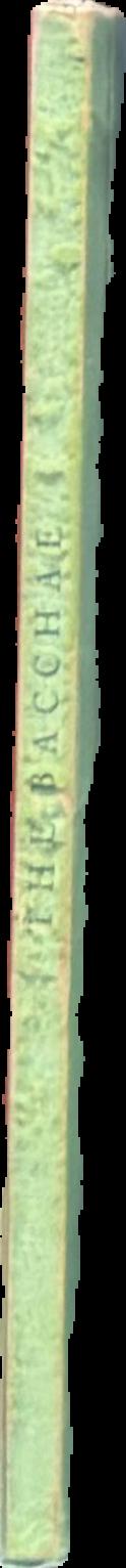 Euripides : The Bacchae live spine