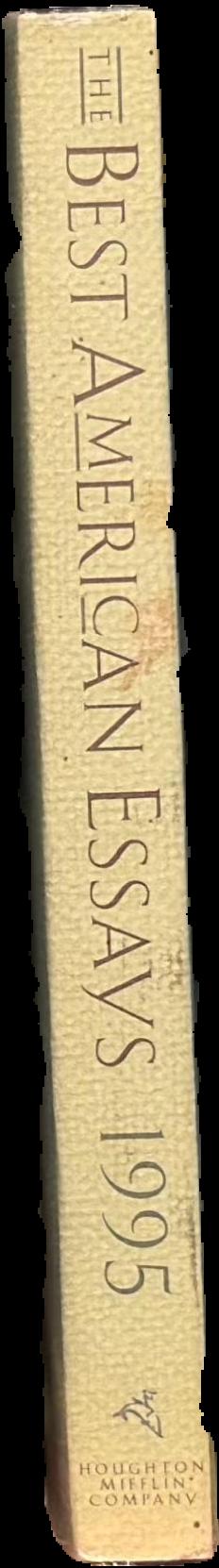The best American essays 1995 live spine