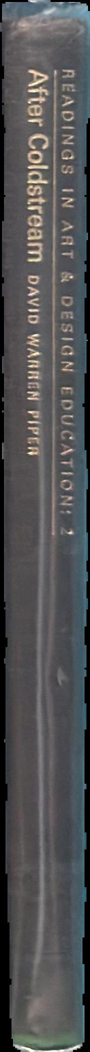 Readings in art and design education : 2, after Coldstream live spine
