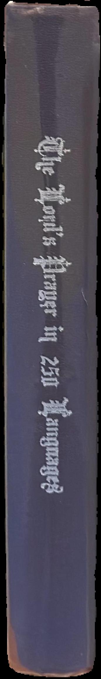 The Lord's prayer in 250 languages and 180 forms of writing / assembled by Petro Marietti ; reproduced by Wendell J. S. Krieg live spine