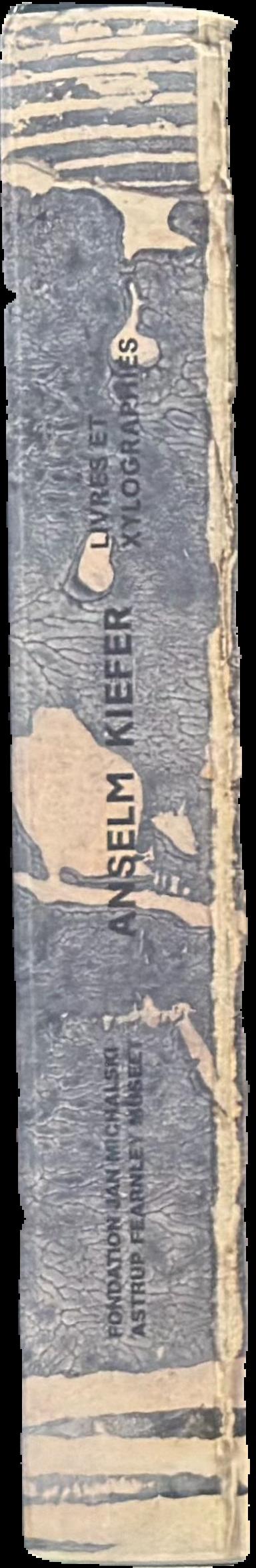 Anselm Kiefer : livres et xylographies live spine