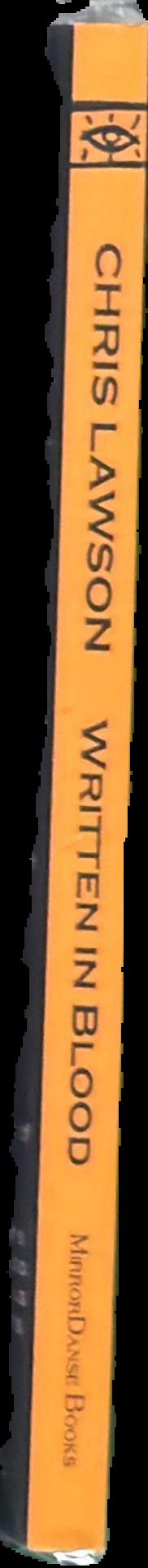 Written in blood : stories and essays live spine