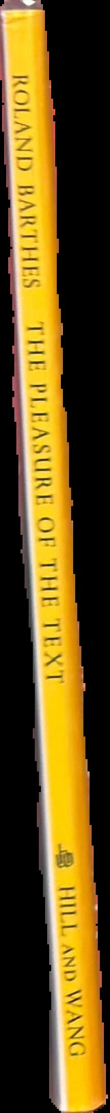 The pleasure of the text live spine