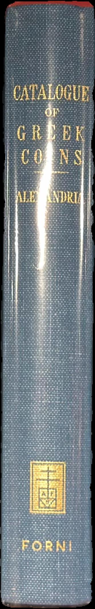 Catalogue of the coins of Alexandria and the Nomes live spine