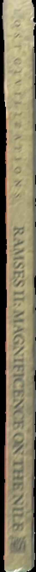 Ramses II : magnificence on the Nile live spine