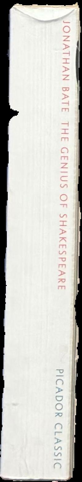 The genius of Shakespeare live spine