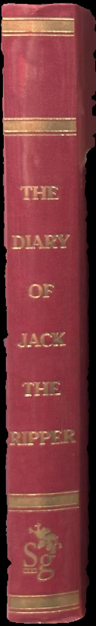The diary of Jack the Ripper live spine
