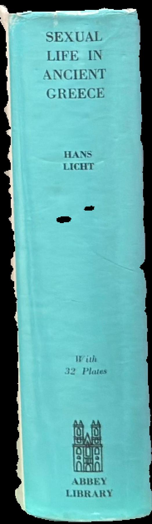 Sexual life in ancient Greece / Hans Licht live spine