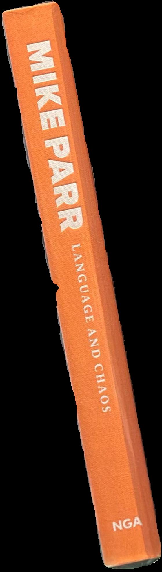 Mike Parr : language and chaos live spine