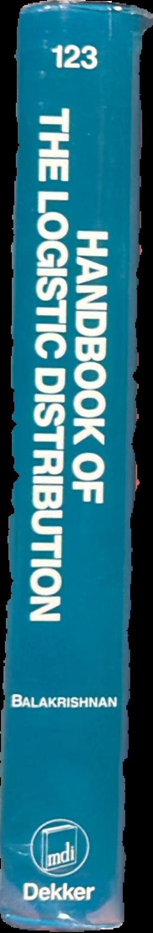 Handbook of the logistic distribution live spine