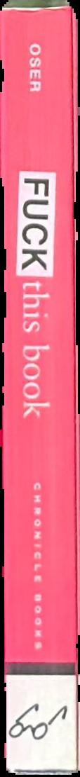 Fuck this book live spine