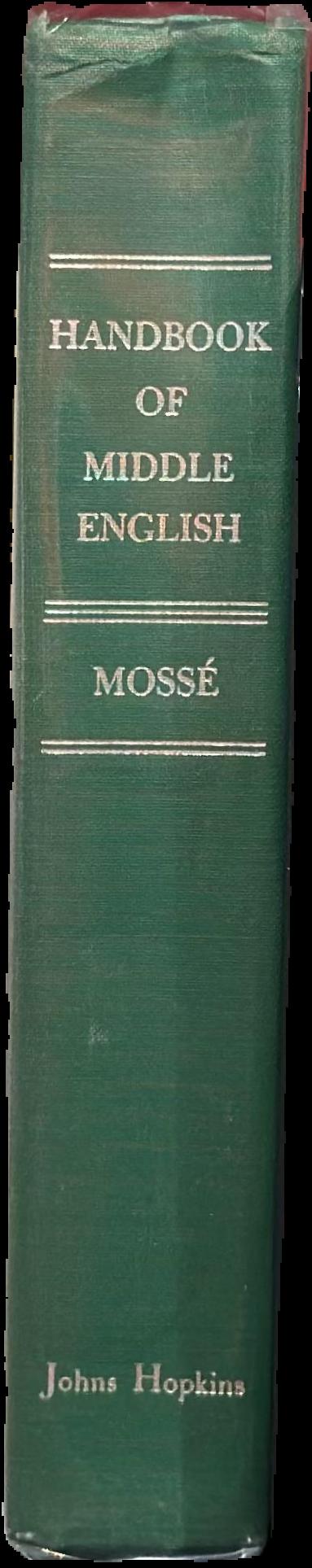 Handbook of Middle English live spine