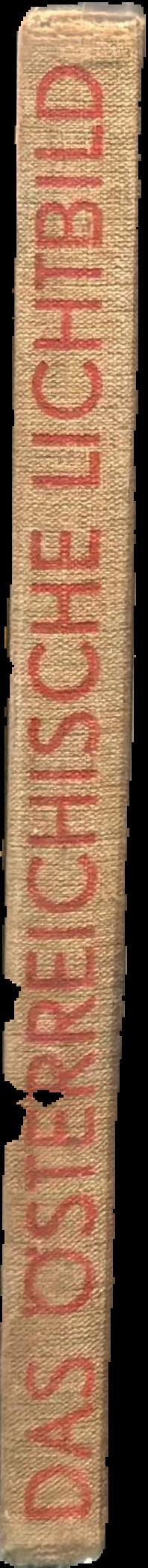Das österreichische Lichtbild : jahrbuch 1933 live spine