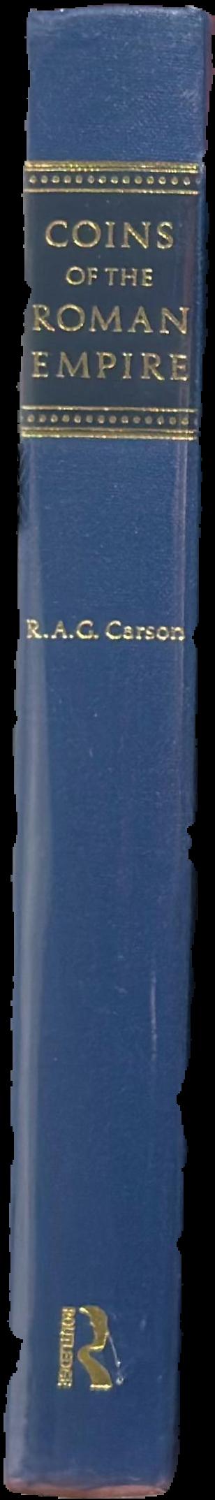 Coins of the Roman Empire / R.A.G. Carson live spine