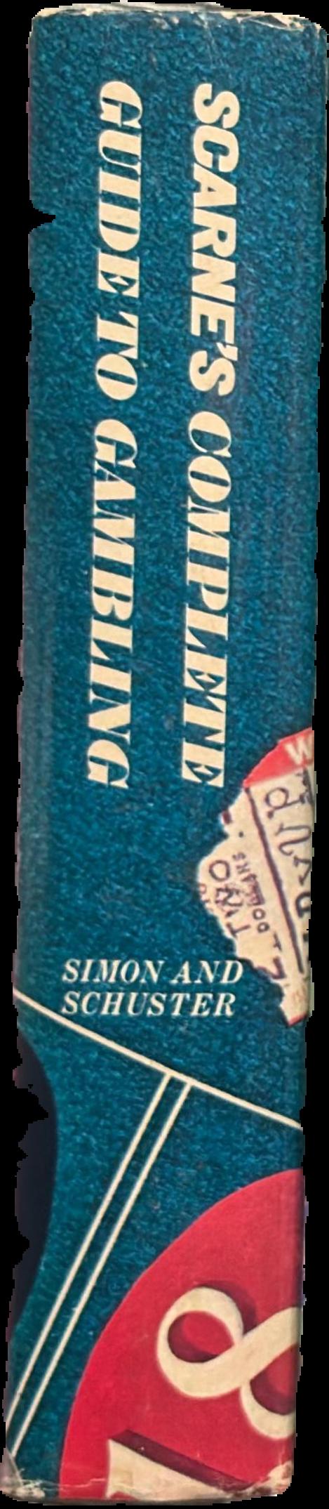 Scarne's complete guide to gambling live spine