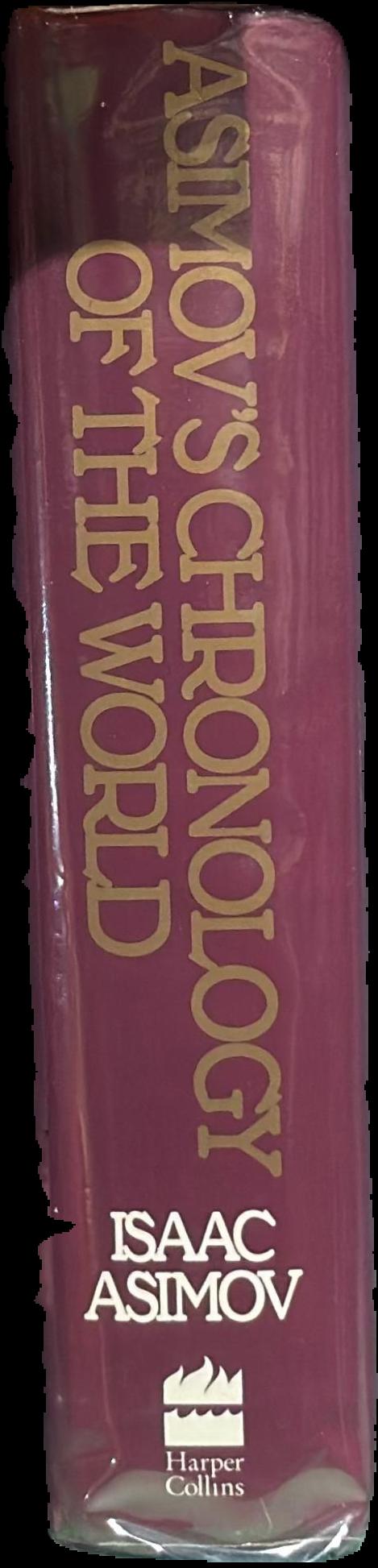 Asimov's chronology of the world live spine