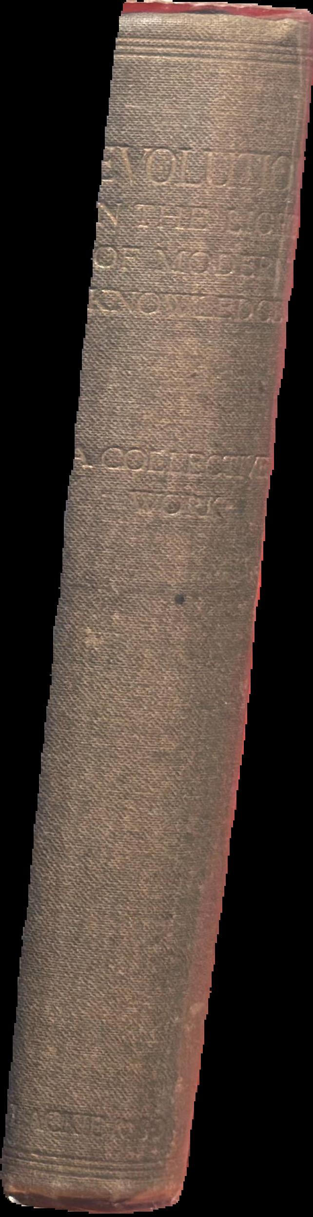 Evolution: in the light of modern knowledge, a collective work \ [Frederick Bower and 12 others] live spine