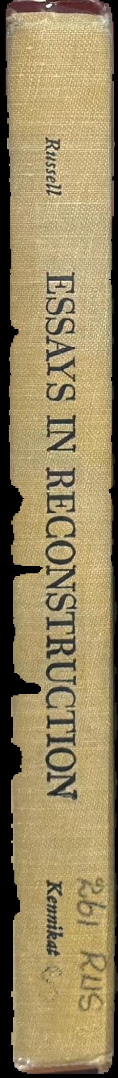 Essays in reconstruction live spine