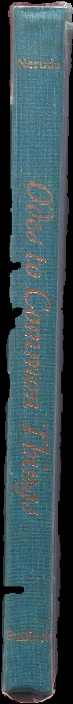 Odes to common things live spine
