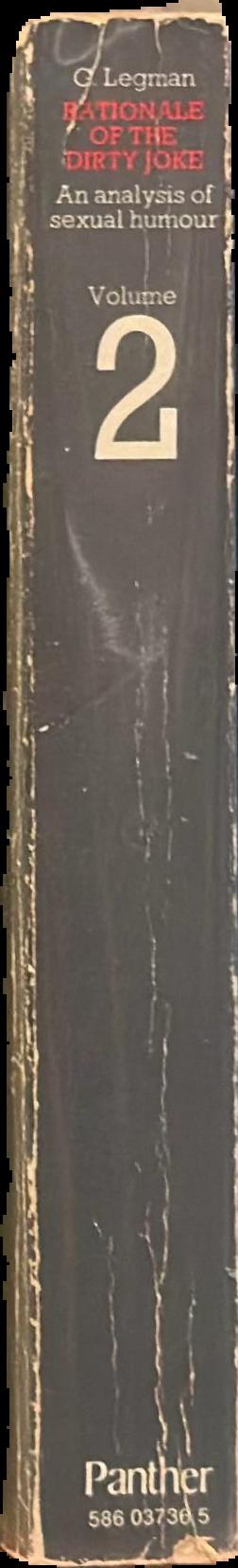 Rationale of the dirty joke : an analysis of sexual humor : volume 2 live spine
