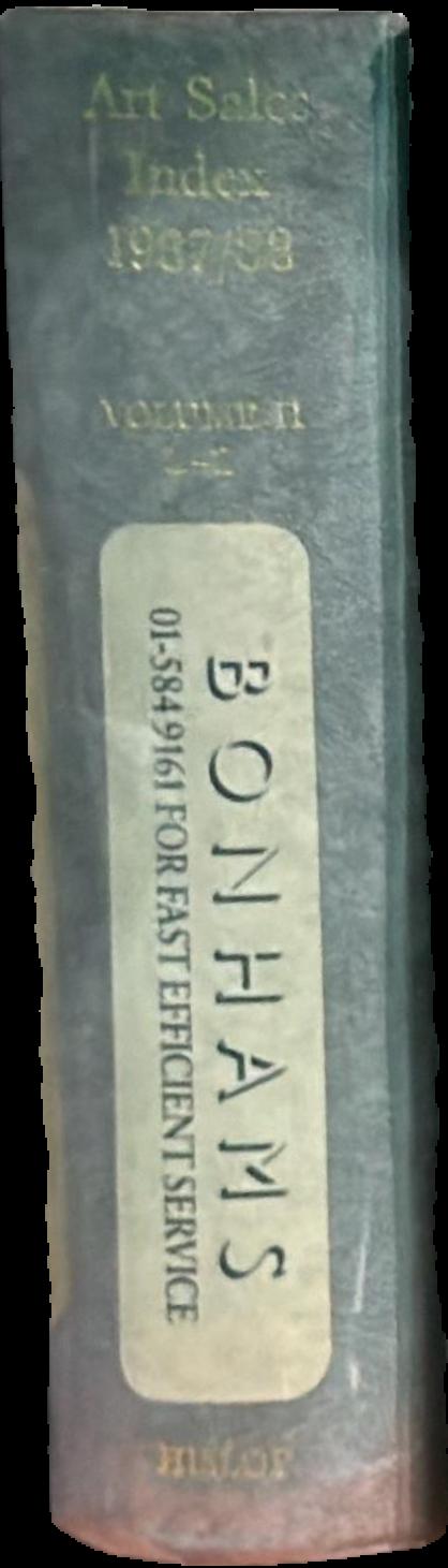 The art sales index 1985/86 : volume II : oil paintings, watercolours and drawings : artists L-Z : sculptures, bronzes and three dimensional works of art : artists A-Z live spine