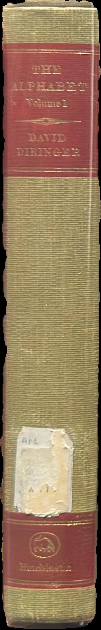 The alphabet : a key to the history of mankind : volume 2 live spine