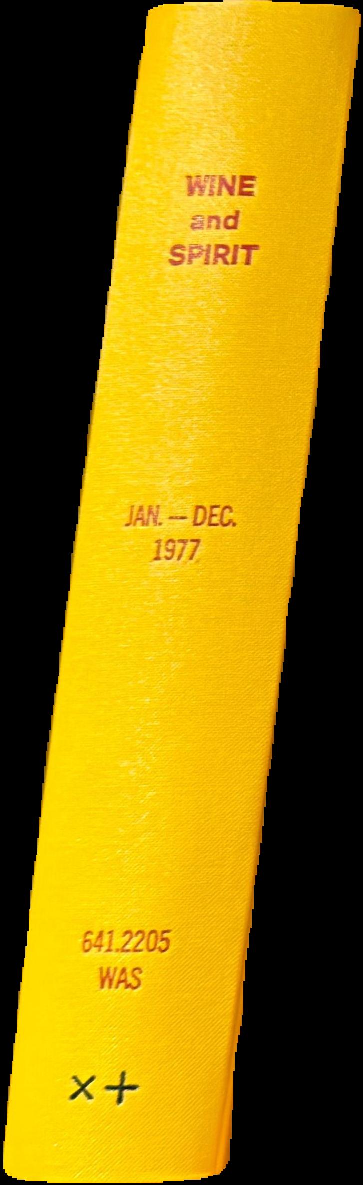 Christie's wine review 1977 / compiled and edited by Michael Broadbent live spine