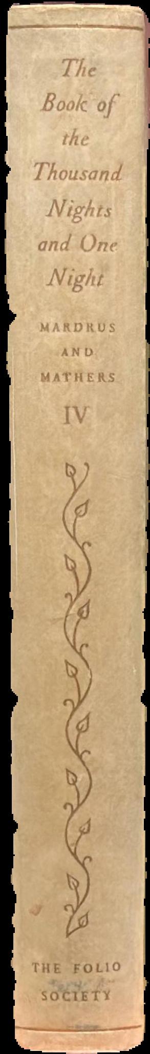 The book of the thousand nights and one night : volume IV live spine