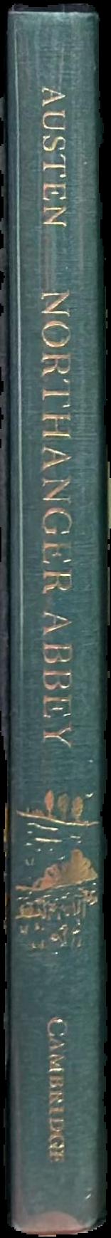 Northanger Abbey live spine