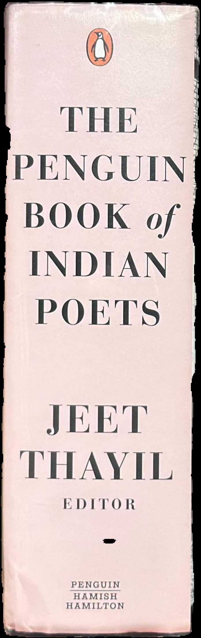 The Penguin book of Indian poets live spine