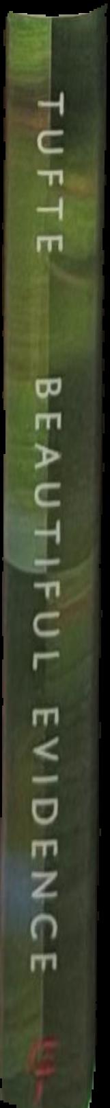 Beautiful evidence / Edward R. Tufte live spine