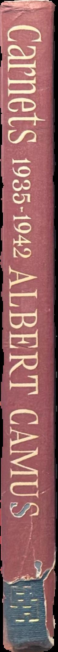 Carnets 1935-1942 live spine