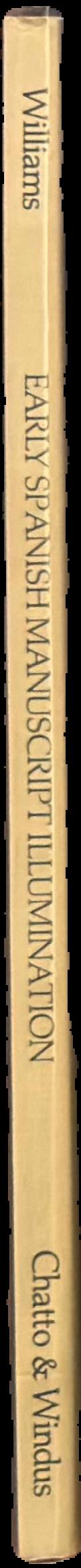 Early Spanish manuscript illumination live spine