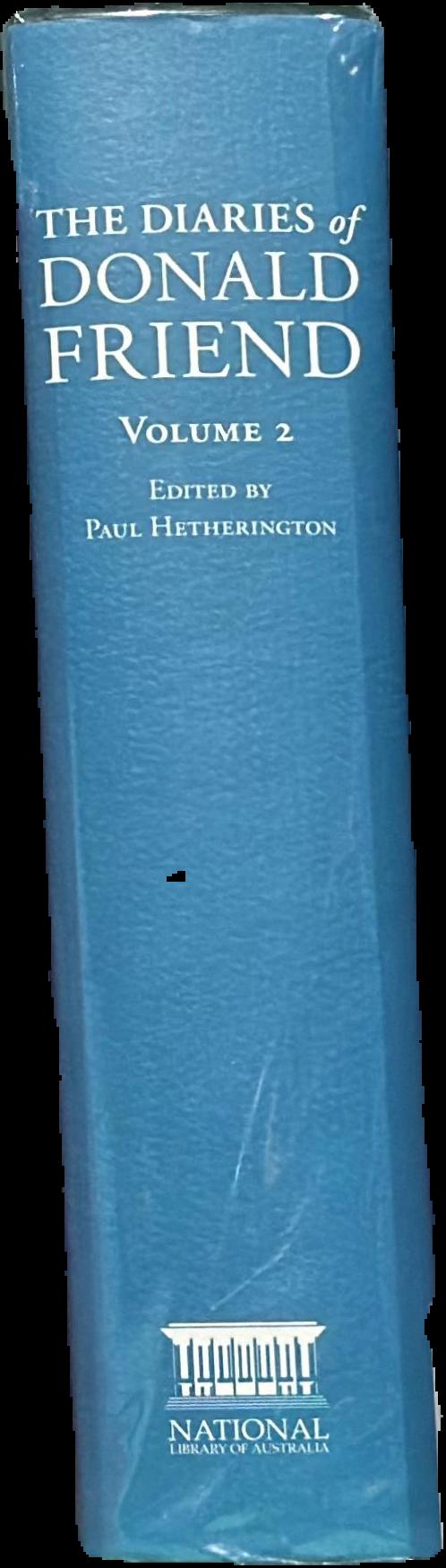 The diaries of Donald Friend : volume 2 live spine