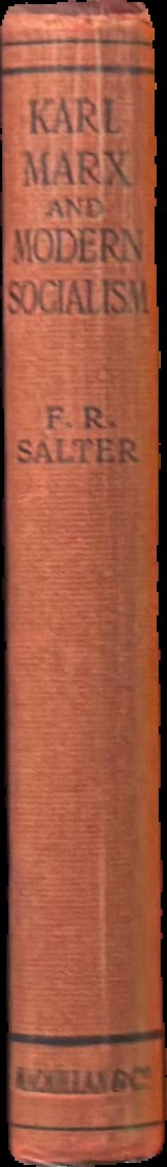 Karl Marx and modern socialism / F. Salter live spine