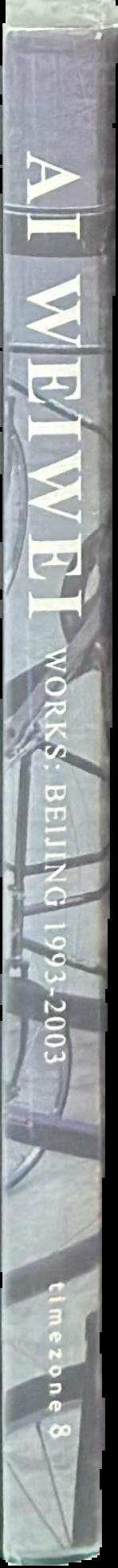 Ai Weiwei : works : Beijing 1993-2003 live spine