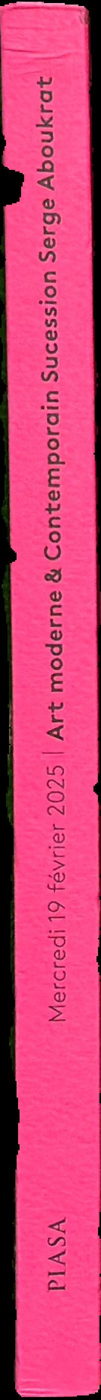 Art moderne & contemporain : succession Serge Aboutkrat, l'ame d'un collectionneur : vente, Mercredi 19 fevrier 2025 live spine