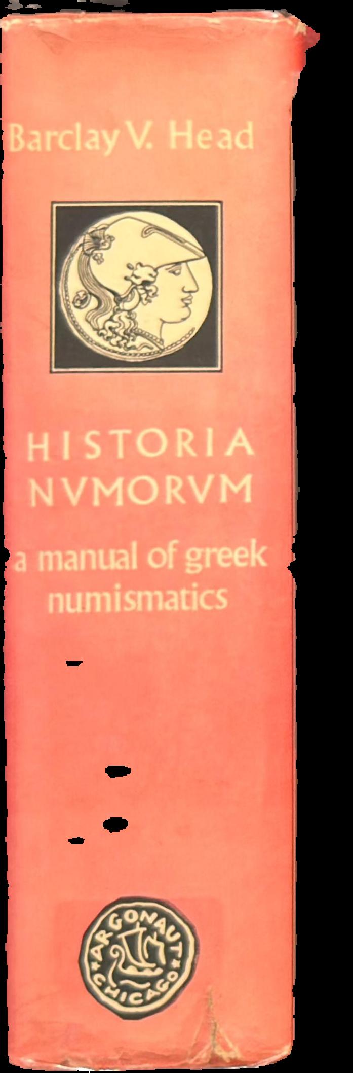 Historia Numorum : a manual of Greek numismatics live spine