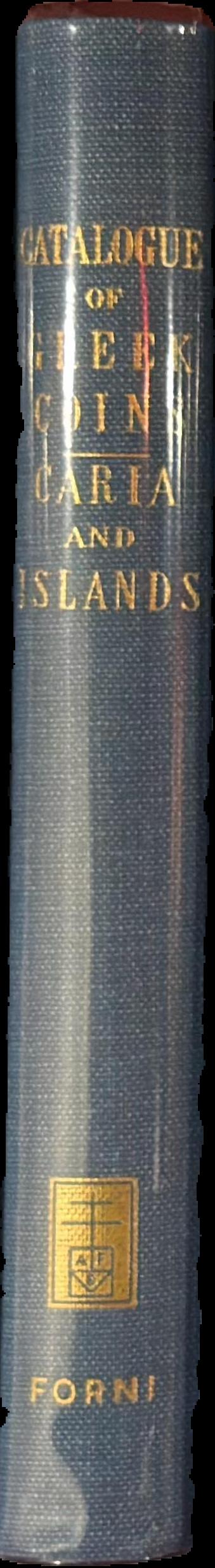 Catalogue of the Greek coins of Caria, Cos, Rhodes, &c. live spine