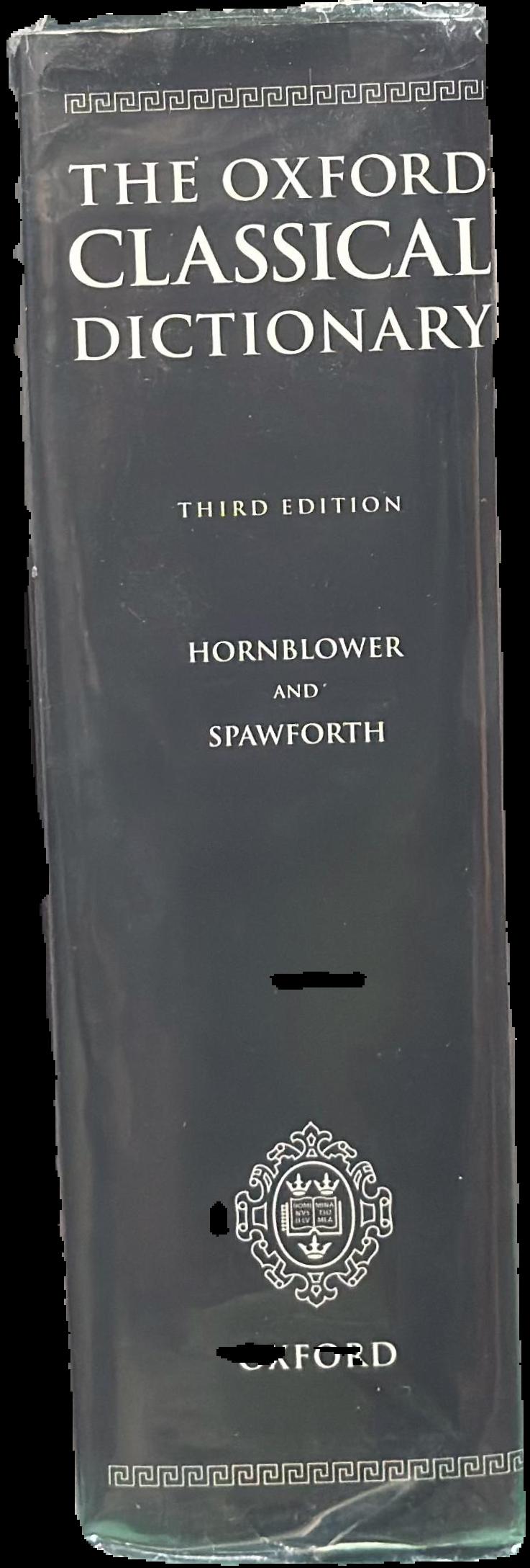 The Oxford Classical dictionary live spine