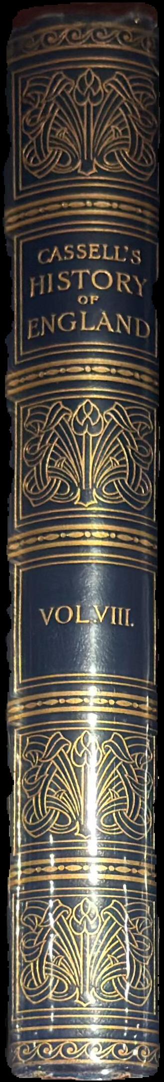 Cassell's history of England : vol. VII, from the illness of the Prince of Wales to the British occupation of Egypt live spine
