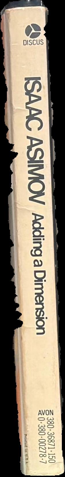 Adding a dimension / Isaac Asimov live spine