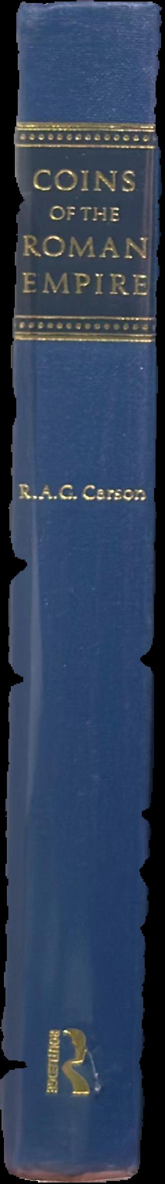 Coins of the Roman Empire / R.A.G. Carson live spine