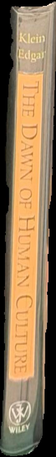 The dawn of human culture / Richard G. Klein with Blake Edgar live spine