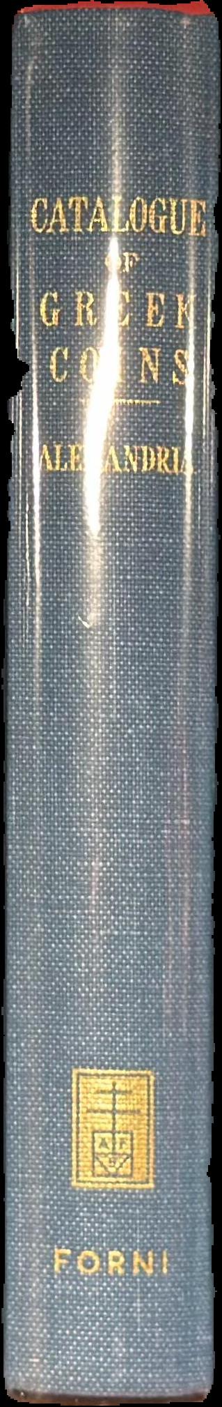 Catalogue of the coins of Alexandria and the Nomes live spine