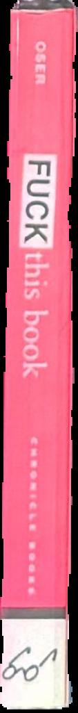 Fuck this book live spine
