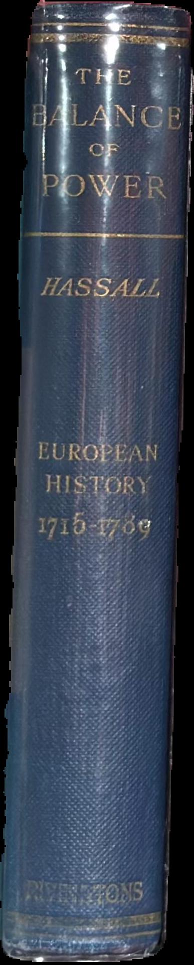 The balance of power, 1715–1789 live spine