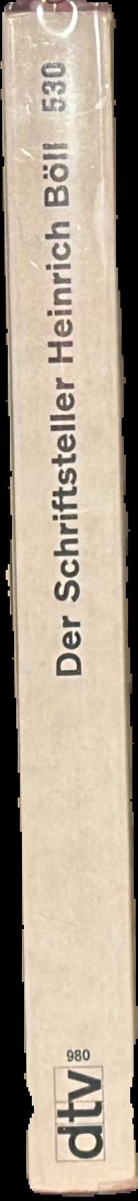 Der Schriftsteller Heinrich Böll : Ein biographisch-bibliographischer Abriss live spine