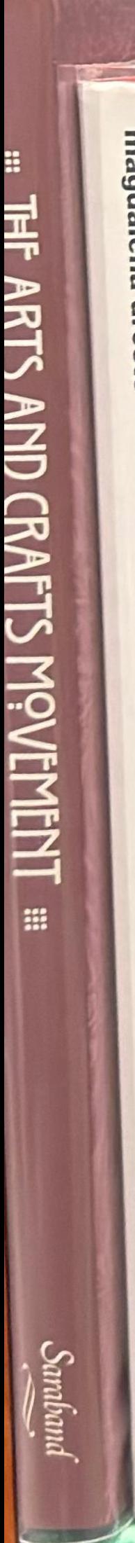 The arts and crafts movement live spine